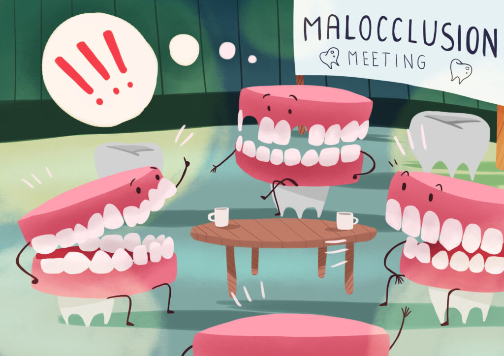 teeth meeting a malocclusion meeting for different types of malocclusion